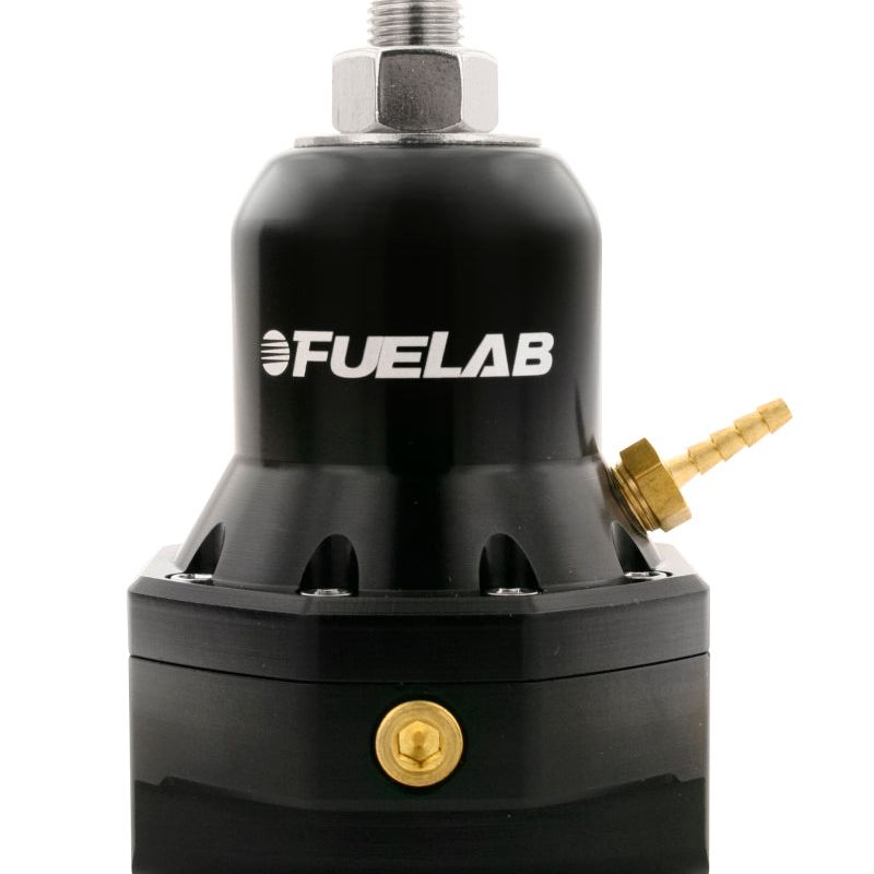 Fuelab 565 EFI Adjustable FPR 40-80 PSI (2) -10AN In (1) -10AN Return Max Flow Bypass - Black-Fuel Pressure Regulators-Fuelab-FLB56504-1-SMINKpower Performance Parts