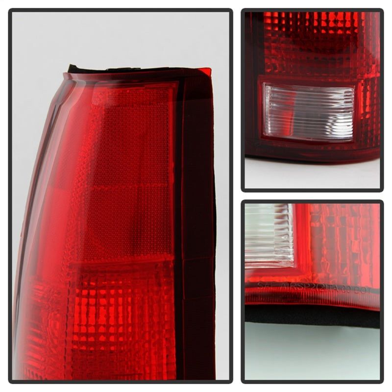 Xtune Chevy Blazer Full Size 92-94 / Cadillac Escalade 99-00 Tail Light OEM ALT-JH-CCK88-OE-RC-Tail Lights-SPYDER-SPY9028779-SMINKpower Performance Parts