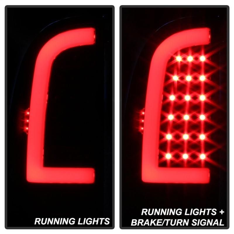 xTune 05-15 Toyota Tacoma (Excl LED Tail Lights) LED Tail Lights - Blk Smk (ALT-ON-TT05-LBLED-BSM) - SMINKpower Performance Parts SPY9038556 SPYDER