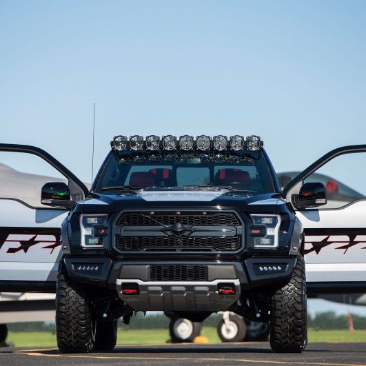 KC HiLiTES 17-18 Ford Raptor 57in. Pro6 Gravity LED 9-Light 180w Combo Beam Overhead Light Bar Sys-Light Bars & Cubes-KC HiLiTES-KCL91333-SMINKpower Performance Parts