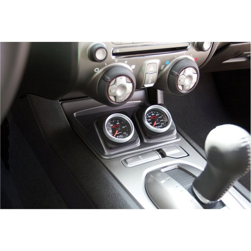 Autometer 10-12 Chevrolet Camaro Dual Console Pod (Factory Match)-Gauge Pods-AutoMeter-ATM5286-SMINKpower Performance Parts