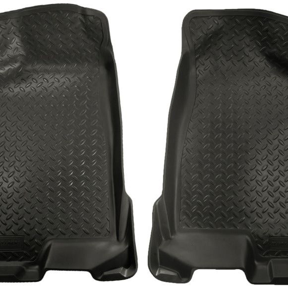 Husky Liners 04-12 Chevy Colorado/GMC Canyon Crew Cab Classic Style Black Floor Liners-Floor Mats - Rubber-Husky Liners-HSL32511-SMINKpower Performance Parts