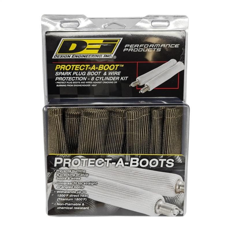 DEI Protect-A-Boot - 6in - 8-pack - Titanium - SMINKpower Performance Parts DEI10542 DEI