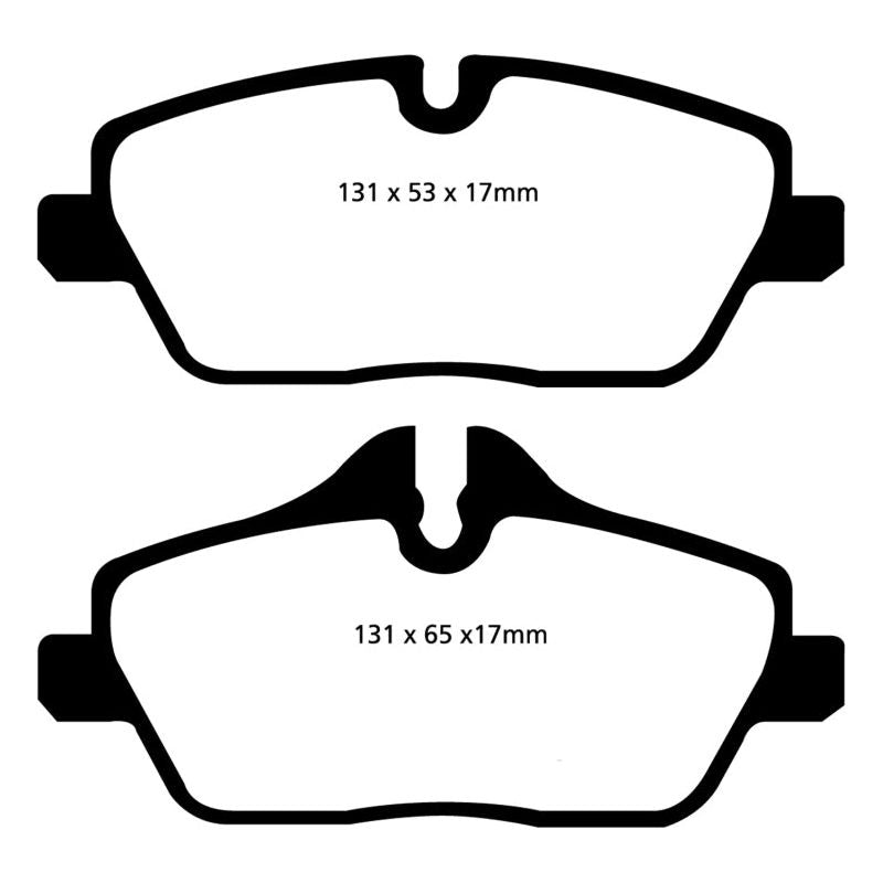 EBC 14+ Mini Hardtop 1.5 Turbo Cooper Redstuff Front Brake Pads-Brake Pads - Performance-EBC-EBCDP32056C-SMINKpower Performance Parts