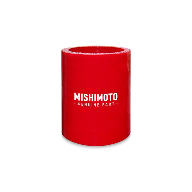 Mishimoto 4 Inch Straight Coupler - Red-Silicone Couplers & Hoses-Mishimoto-MISMMCP-4SRD-SMINKpower Performance Parts