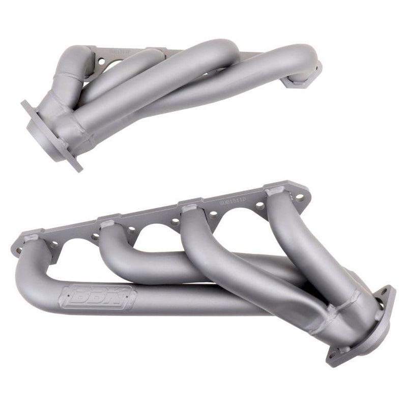 BBK 79-93 Mustang 351 Swap Shorty Unequal Length Exhaust Headers - 1-5/8 Titanium Ceramic - SMINKpower Performance Parts BBK1511 BBK