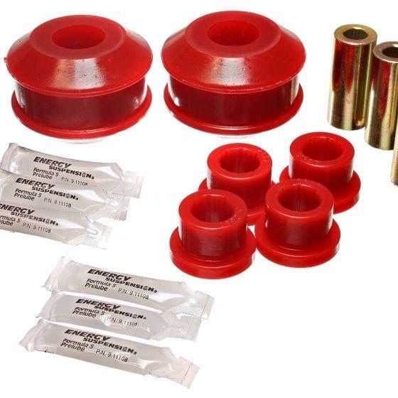 Energy Suspension 03-05 Mitsubishi Lancer EVO 8 Red Front Control Arm Bushing Set-Bushing Kits-Energy Suspension-ENG5.3133R-SMINKpower Performance Parts