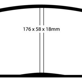 EBC 05-10 Jeep Commander 3.7 Greenstuff Front Brake Pads-Brake Pads - Performance-EBC-EBCDP61732-SMINKpower Performance Parts