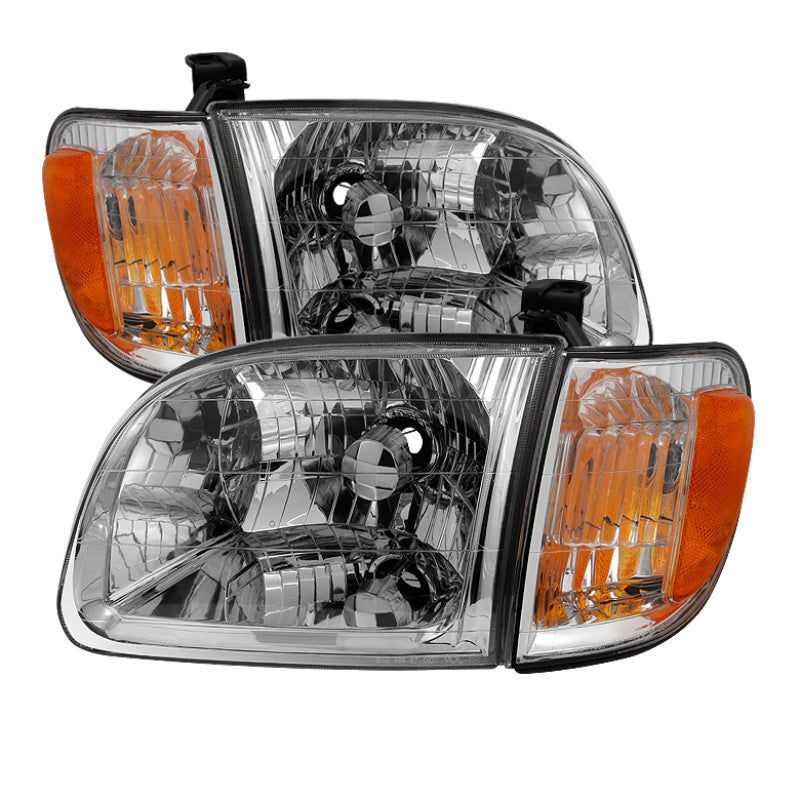 Xtune Toyota Tundra Regular/Access 00-04 OEM Style Headlights & Corner Lights HD-JH-TTUN00-AM-C-Headlights-SPYDER-SPY9033315-SMINKpower Performance Parts