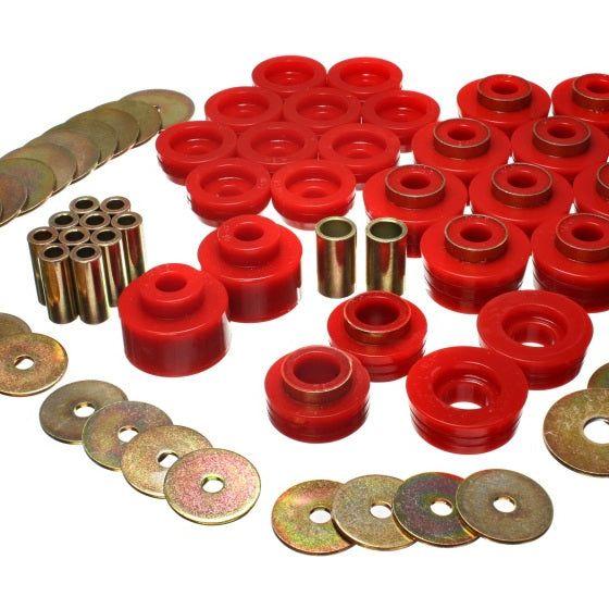 Energy Suspension 82-87 Buick Century/Regal/Skylark / 78-88 Chevelle/Monte Carlo Body Mount Set-Bushing Kits-Energy Suspension-ENG3.4141R-SMINKpower Performance Parts