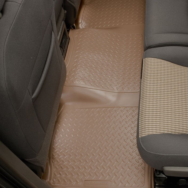 Husky Liners 97-05 Jeep Wrangler Classic Style 2nd Row Tan Floor Liners - SMINKpower Performance Parts HSL61733 Husky Liners