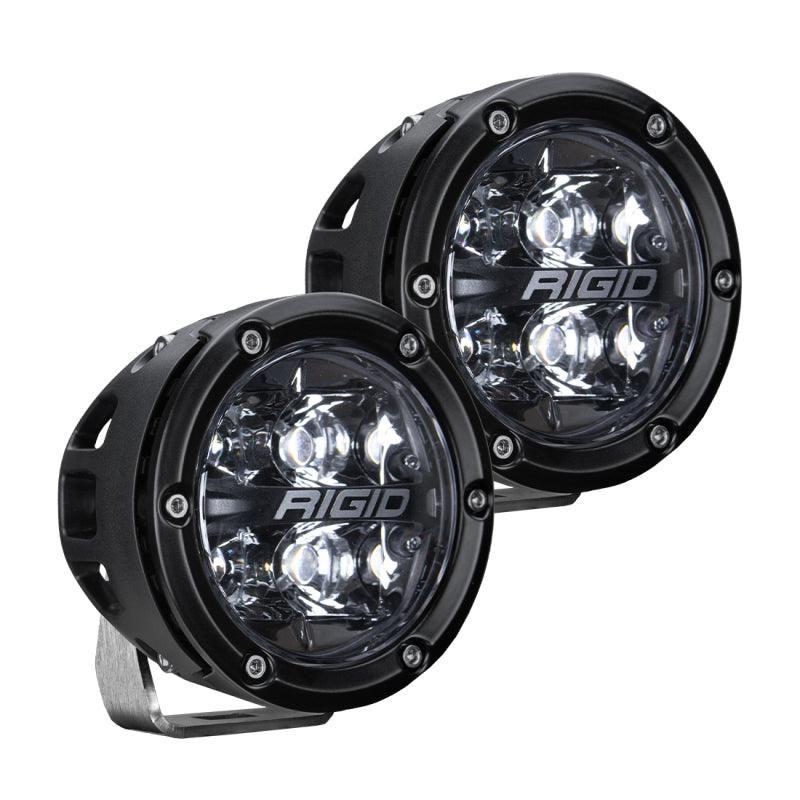 Rigid Industries 2021 Ford Bronco A-Pillar Light Kit (Incl. 360-spot and 360-Drive) - SMINKpower Performance Parts RIG46722 Rigid Industries