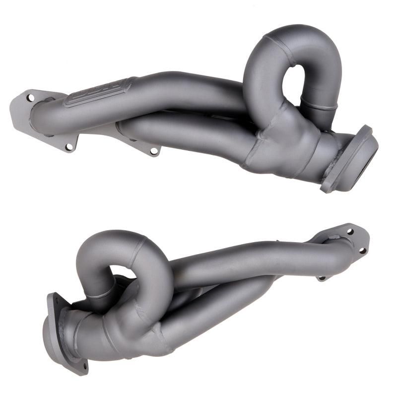 BBK 14-18 GM Truck 5.3/6.2 1 3/4in Shorty Tuned Length Headers - Titanium Ceramic - SMINKpower Performance Parts BBK4047 BBK