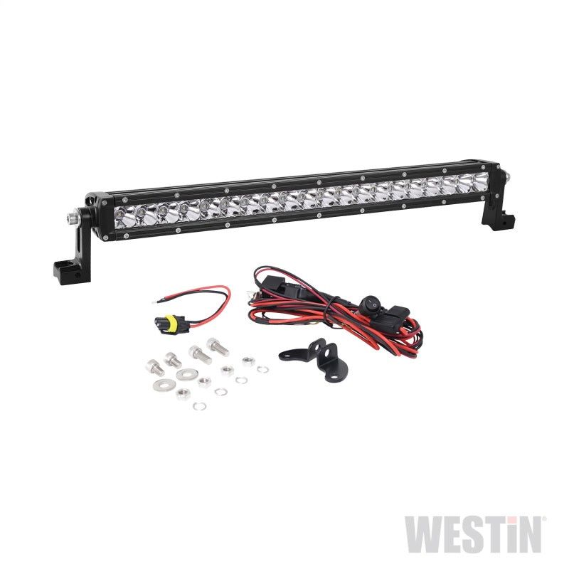 Westin Xtreme LED Light Bar Low Profile Single Row 20 inch Flex w/5W Cree - Black - SMINKpower Performance Parts WES09-12270-20S Westin