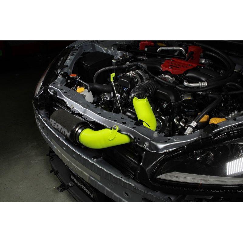 Perrin 22-23 Subaru BRZ/GR86 Cold Air Intake - Neon Yellow - SMINKpower Performance Parts PERPSP-INT-335NY Perrin Performance