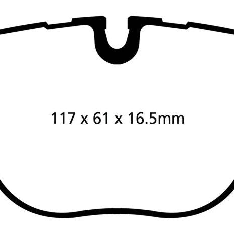 EBC 10-12 Land Rover Range Rover 5.0 Supercharged Greenstuff Rear Brake Pads-Brake Pads - Performance-EBC-EBCDP62068-SMINKpower Performance Parts