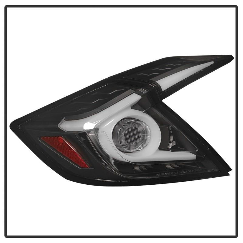 Spyder 16-19 Honda Civic 4 Door Light Bar LED Tail Lights - Black - ALT-YD-HC164D-LB-BK-Tail Lights-SPYDER-SPY5086051-SMINKpower Performance Parts