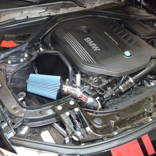 Injen 16-19 BMW 340i/340i GT 3.0L Turbo Wrinkle Black Cold Air Intake - SMINKpower Performance Parts INJSP1129WB Injen