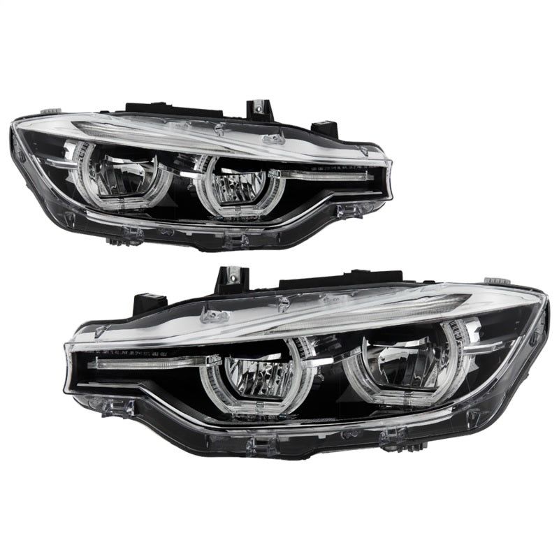 Spyder BMW F30 3 Series 4Dr LED Projector Headlights Chrome PRO-JH-BF3012H-4D-LED-C - SMINKpower Performance Parts SPY9948534 SPYDER