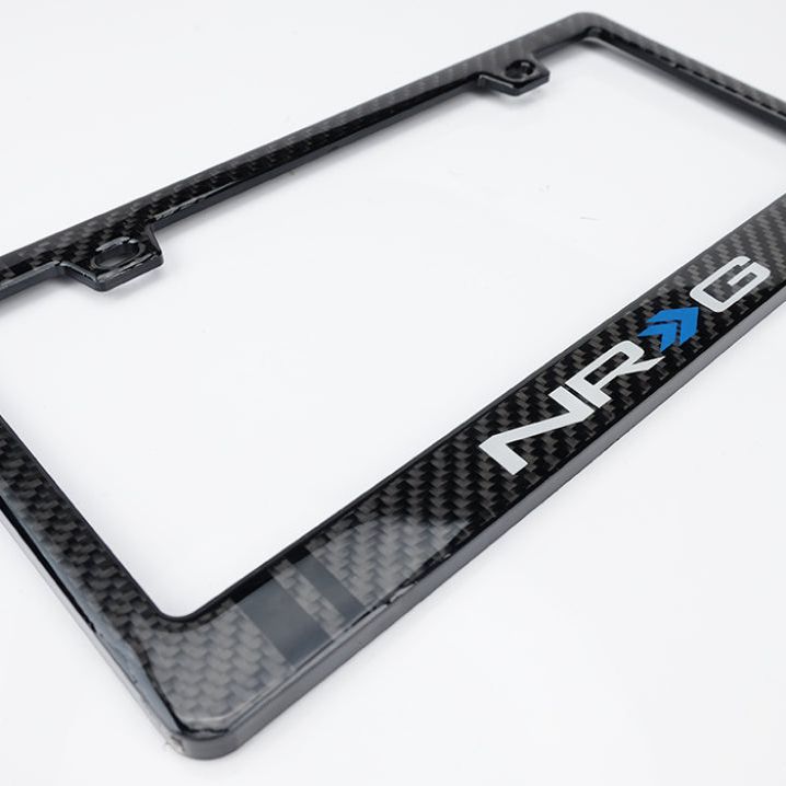 NRG Carbon License Plate Frame/ Fiber Poly Dip Finish Wet w/ NRG Logo-Carbon Accessories-NRG-NRGCARB-P200NRG-SMINKpower Performance Parts