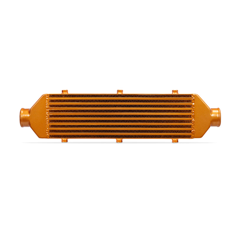 Mishimoto Universal Gold Z Line Intercooler Overall Size: 28x8x3 Core Size: 21x6x2.5 Inlet / Outlet-Intercoolers-Mishimoto-MISMMINT-UZG-SMINKpower Performance Parts