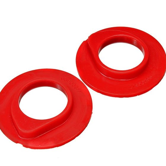 Energy Suspension 90-96 Ford F-150/Ford Bronco Front Coil Spring Isolator Set - Red - SMINKpower Performance Parts ENG4.9108R Energy Suspension