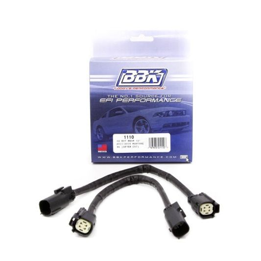 BBK 11-14 Mustang V6 GT Rear O2 Sensor Wire Harness Extensions 12 (pair)-Gauge Components-BBK-BBK1110-SMINKpower Performance Parts