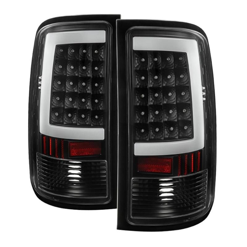 Xtune GMC Sierra 07-13 LED Tail Lights Black ALT-ON-GS07-G2-LED-BK - xtune-gmc-sierra-07-13-led-tail-lights-black-alt-on-gs07-g2-led-bk