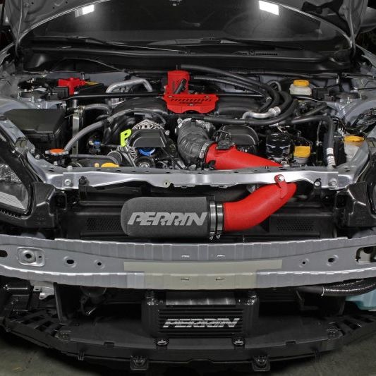 Perrin 22-23 Subaru BRZ/GR86 Cold Air Intake - Red - SMINKpower Performance Parts PERPSP-INT-335RD Perrin Performance