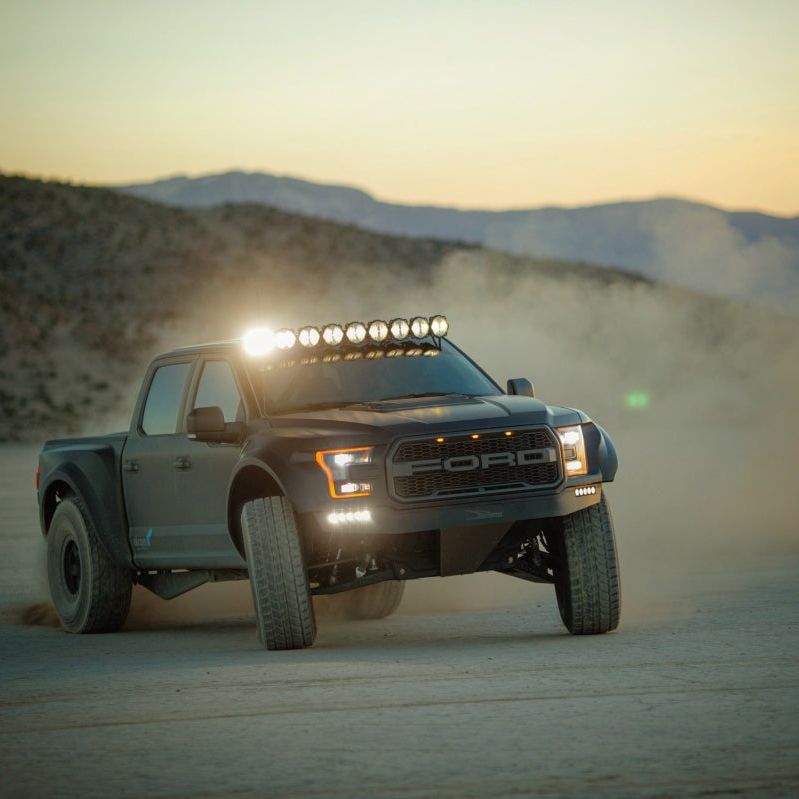 KC HiLiTES 17-18 Ford Raptor 57in. Pro6 Gravity LED 9-Light 180w Combo Beam Overhead Light Bar Sys-Light Bars & Cubes-KC HiLiTES-KCL91333-SMINKpower Performance Parts