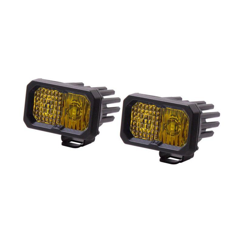 Diode Dynamics Stage Series 2 In LED Pod Sport - Yellow Combo Standard ABL (Pair) - SMINKpower Performance Parts DIODD6391P Diode Dynamics