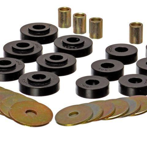 Energy Suspension GM Corvette Black Body Mount Set-Bushing Kits-Energy Suspension-ENG3.4102G-SMINKpower Performance Parts