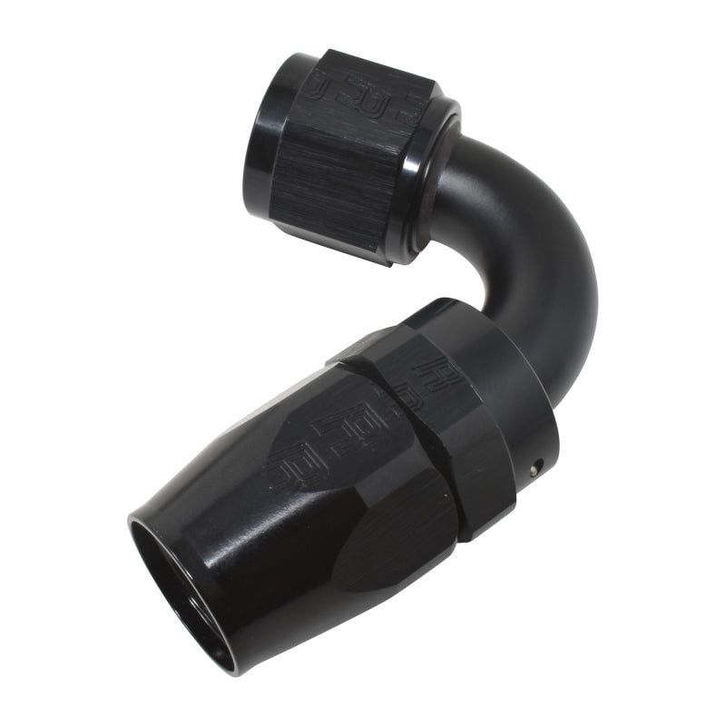 Russell Performance -8 AN Black 120 Degree Full Flow Swivel Hose End - SMINKpower Performance Parts RUS613415 Russell