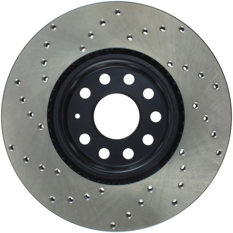 StopTech Drilled Sport Brake Rotor-Brake Rotors - Drilled-Stoptech-STO128.33098L-SMINKpower Performance Parts