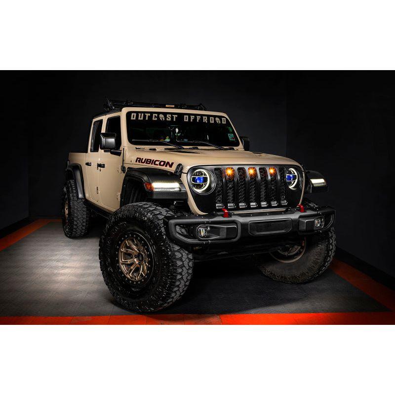 Oracle Pre-Runner Style LED Grille Kit for Jeep Gladiator JT - Amber - SMINKpower Performance Parts ORL5871-005 ORACLE Lighting