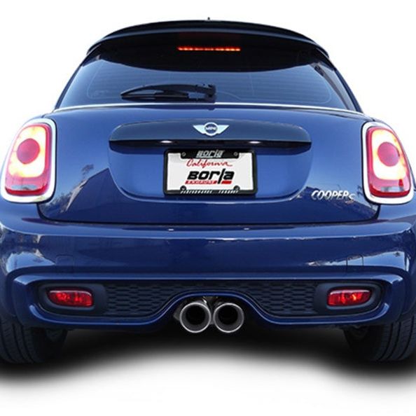 Borla 14-15 Mini Cooper S F56 2.0L Turbo AT/MT FWD 2DR 2.5in S-Type Rear Section Exhaust 4in Tips-Axle Back-Borla-BOR11915-SMINKpower Performance Parts