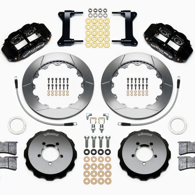 Wilwood Narrow Superlite 6R Front Hat Kit 12.88in 2012-Up Toyota / Scion FRS w/ Lines - SMINKpower Performance Parts WIL140-12870 Wilwood