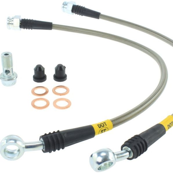 StopTech Stainless Steel Rear Brake lines for Mazda 93-95 RX-7-Brake Line Kits-Stoptech-STO950.45500-SMINKpower Performance Parts
