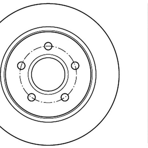 StopTech 13 Ford Focus ST Slotted Left Rear Rotor-Brake Rotors - Slotted-Stoptech-STO126.61099SL-SMINKpower Performance Parts