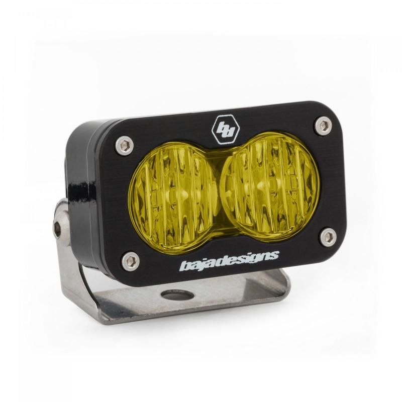 Baja Designs S2 Pro Wide Cornering Pattern LED Light - Amber - SMINKpower Performance Parts BAJ480015 Baja Designs