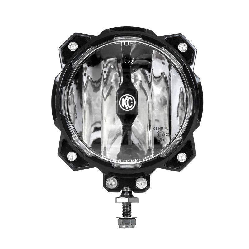 KC HiLiTES 6in. Pro6 Gravity LED Light 20w Single Mount SAE/ECE Driving Beam (Single) - SMINKpower Performance Parts KCL91302 KC HiLiTES