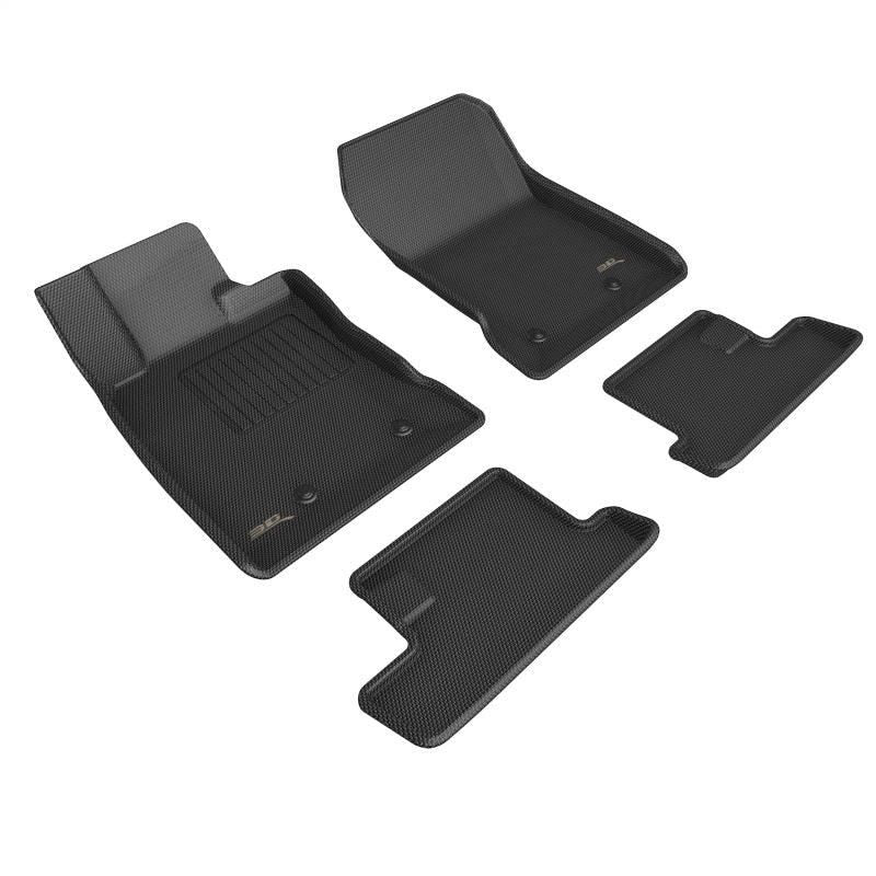 3D MAXpider 2022 Toyota GR86 Kagu 1st & 2nd Row Floor Mats - Black - SMINKpower Performance Parts ACEL1TY28301509 3D MAXpider