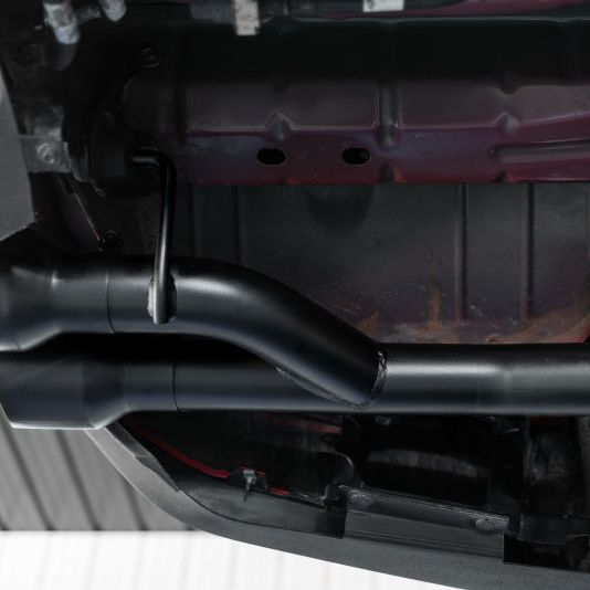 MBRP 18-20 Ford Mustang GT 2.5in Black Coated Non Active Dual Axle Back Exhaust - 4in Dual Wall Tips-Axle Back-MBRP-MBRPS7211BLK-SMINKpower Performance Parts