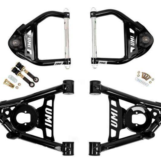 UMI Performance 64-72 GM A-Body Tubular Upper & Lower Front A-Arm Kit - Black - SMINKpower Performance Parts UMI403133-B UMI Performance