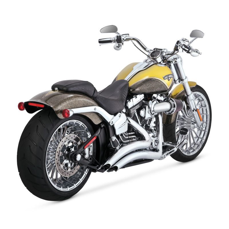 Vance & Hines 13-17 Harley Davidson Softail Breakout Big Radius PCX Full System Exhaust - Chrome - SMINKpower Performance Parts VAH26365 Vance and Hines