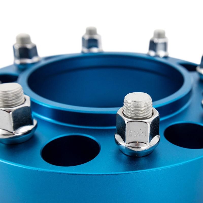 Mishimoto Borne Off-Road Wheel Spacers - 6x139.7 - 93.1 - 50mm - M12 - Blue - SMINKpower Performance Parts MISBNWS-001-500BL Mishimoto
