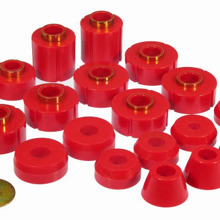 Prothane 80-96 Ford F100/350 2/4wd Body Mount - Red-Bushing Kits-Prothane-PRO6-108-SMINKpower Performance Parts
