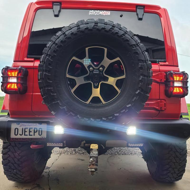 Oracle Rear Bumper LED Reverse Lights for Jeep Wrangler JL - 6000K - SMINKpower Performance Parts ORL5874-504 ORACLE Lighting