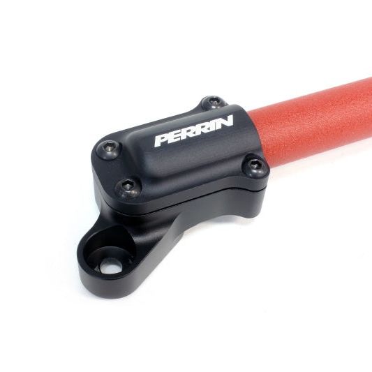 Perrin 2013+ BRZ/FR-S/86/GR86 Strut Brace - Red Wrinkle - SMINKpower Performance Parts PERPSP-SUS-066RD Perrin Performance