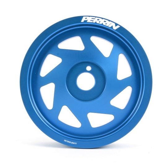 Perrin 15-18 Subaru WRX / 13-20 BRZ / 14-18 Forester XT FA/FBCrank Pulley - Blue-Pulleys - Crank, Underdrive-Perrin Performance-PERPSP-ENG-101BL-SMINKpower Performance Parts